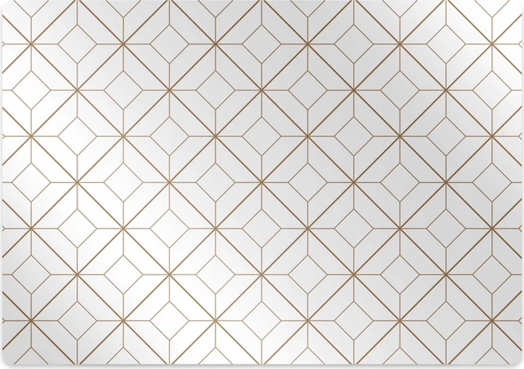 Geometrische Stuhlmatte Rhomboid 140x100 cm