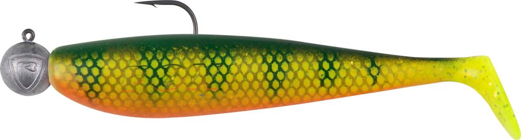 Fox Rage Loaded Zander Pro Shad 10cm UV Natural Perch 4/0 10g