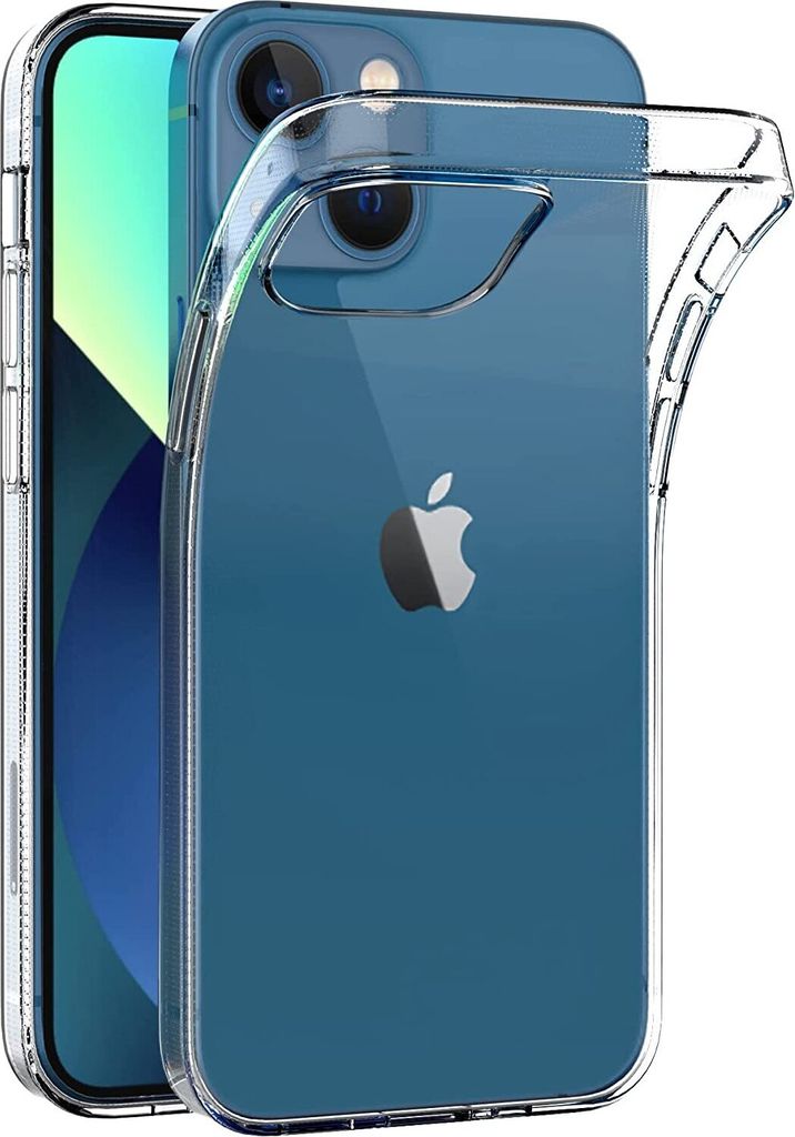 iPhone 13 Mini Hülle, Ultra Dünn Crystal Transparent Soft TPU Case Schutzhülle für iPhone 13 Mini