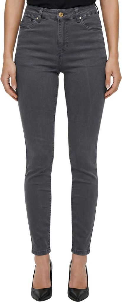 Tazzio Damen Skinny Fit Jeans F138 (Anthrazit, 38)