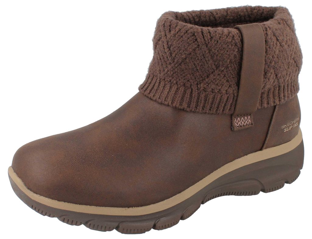 Skechers dámske čižmy tmavohnedej farby, model Easy Going Obrázok produktu 