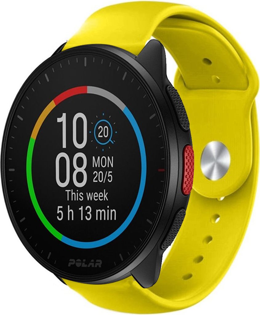 Strap-it Polar Pacer Sportarmband (Gelb) Produktbild 