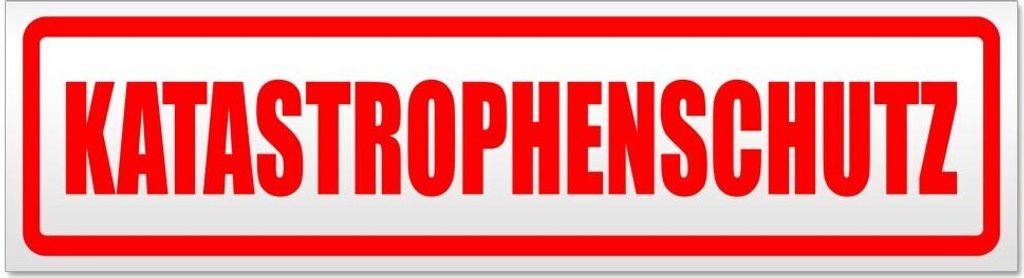 Kiwistar - Autoaufkleber - Rot - 60 x 16 cm - Katastrohenschutz - Hinweis Aufkleber Sticker für Auto, Kfz, Fahrrad, PKW, LKW