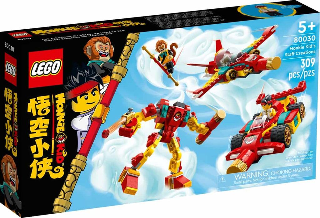 Lego Monkie Kid 80030 Monkie Kid und seine Kreationen Produktbild 