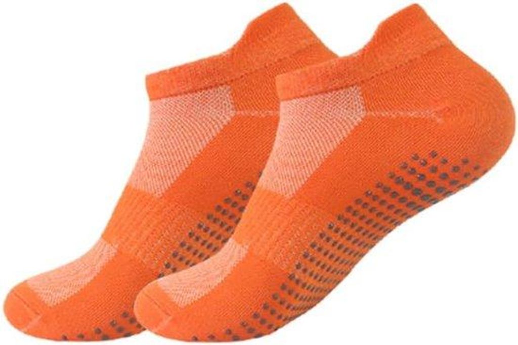 Yoga- und Pilates-Halterschlauch für Damen und Herren - Paar 6 - Einbeinschlauch in Enkelgröße 35-40 - Sportsocken mit Grip für Sicherheit.