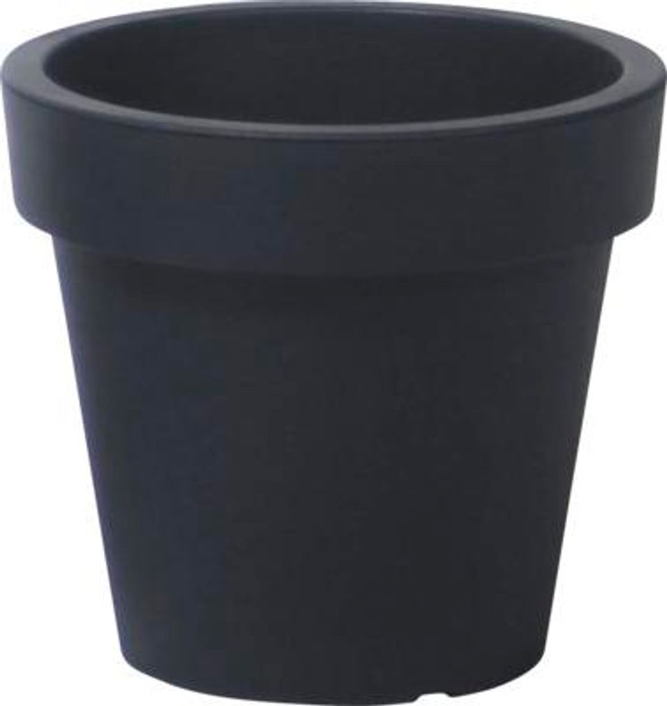 Pflanzkübel LOFLY Kunststoff Ø 58,2 cm H 52,3 cm anthrazit Produktbild 