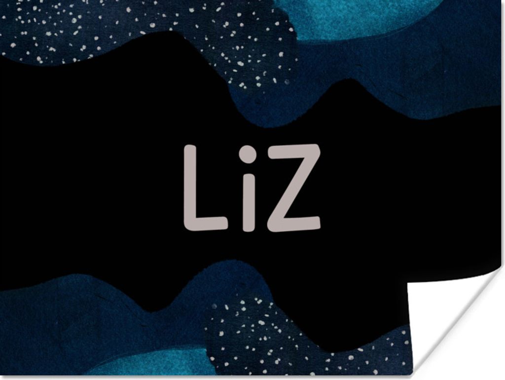 MuchoWow Poster Liz - Pastell - Mädchen 40x30 cm - Plakate für die Wände - Poster Wohnzimmer