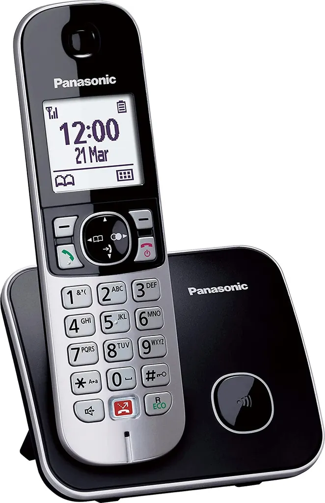 Panasonic KX-TG6851 Téléphone DECT idéal pour maison et télétravail