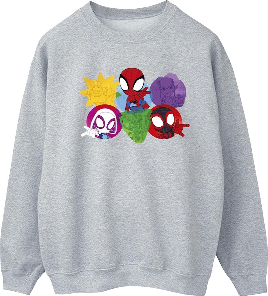 Marvel - "Spidey And His Amazing Friends" Sweatshirt für Damen BI35645 (4XL) (Grau)