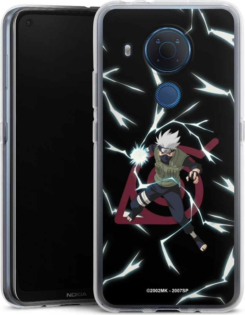 DeinDesign Handyhülle für Nokia 3.4 Silikon Hülle Case Smartphone Schutzhülle Naruto Shippuden Offizielles Lizenzprodukt Kakashi
