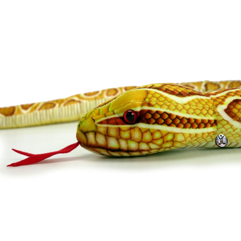Klapperschlange MARNO Schlange mit Rassel Plüschschlange Plüschtier Kuscheltier 