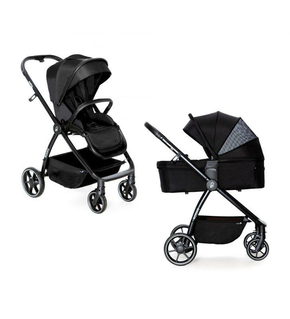 Asalvo 2in1 DUO RODAS BLACK Kinderwagen & Buggy
