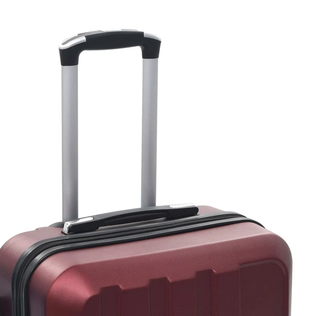 Trolleys Bordeaux ABS - Set de 3 valises incassables et multidirectionnelles - 7