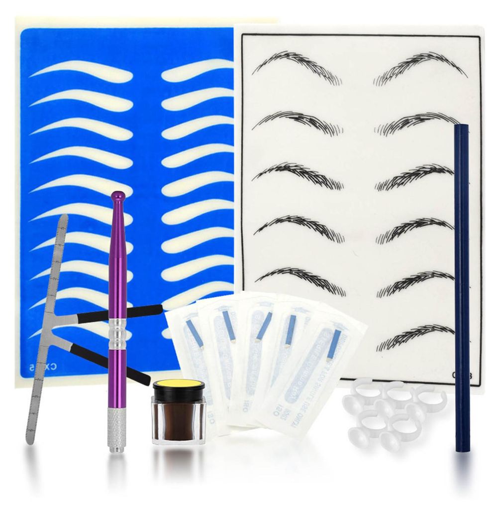 Professionelle Augenbraue Permanent Tattoo Praxis Kit Produktbild 