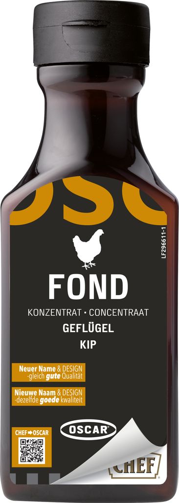 Oscar Konzentrat Geflügelfond eignet sich für Suppen und Soßen 200ml