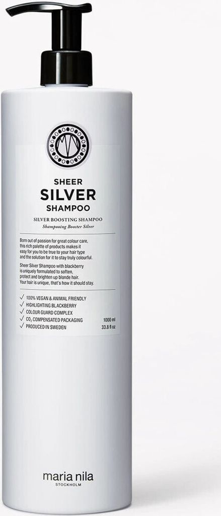 Maria Nila Sheer Silver Shampoo 1000ml Produktbild 