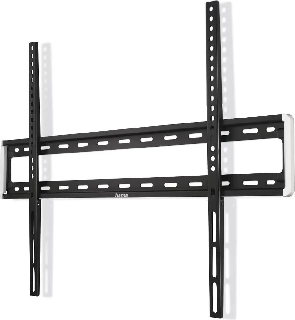Support TV mural fixe Hama 100 Noir - Fixation murale écran plat VESA