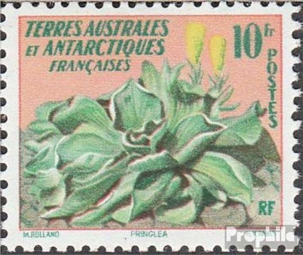 Briefmarken Französ. Gebiete Antarktis 1959 Mi 13 postfrisch Freimarke: Pflanze