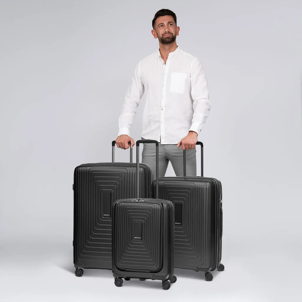 Bagage cabine ordinateur REDOLZ 14 pouces extensible noir