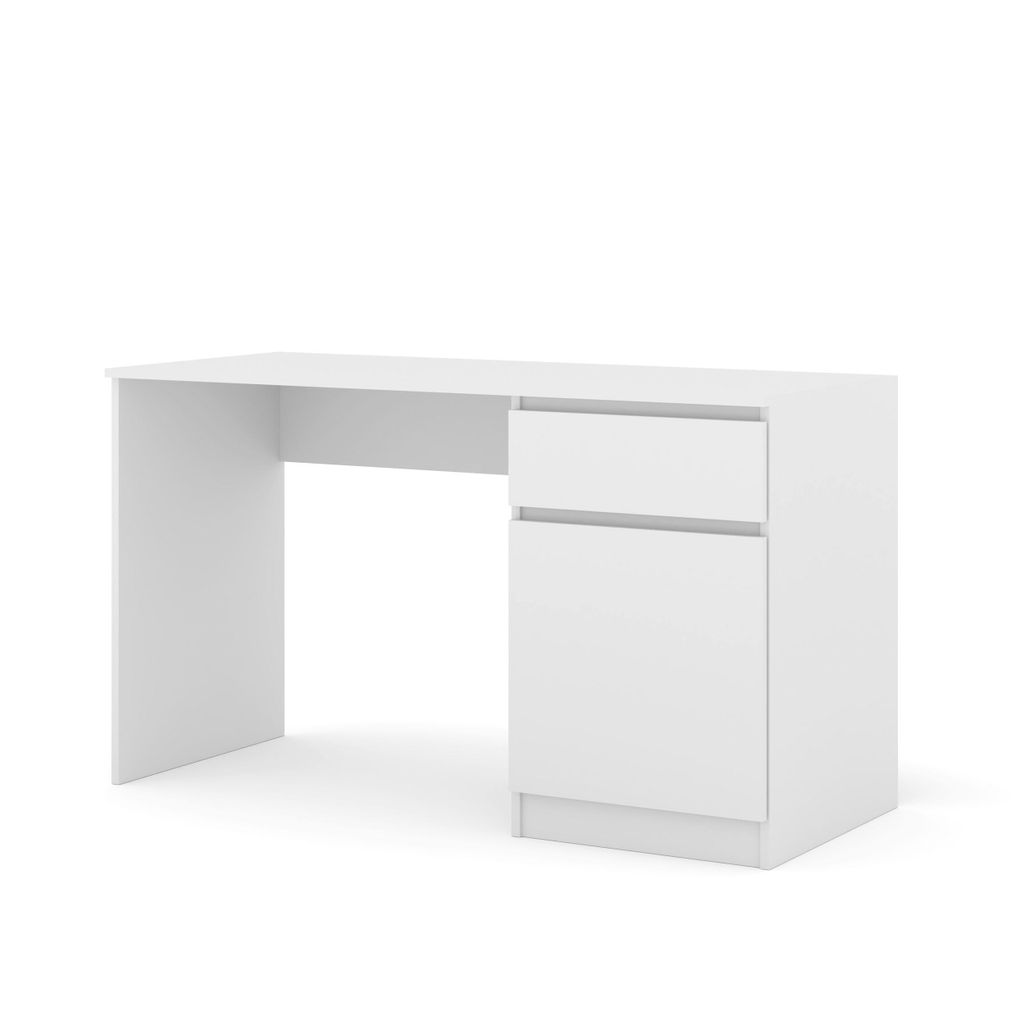 Schreibtisch MAJA 130 cm Weiß Matt Schminktisch Computertisch Bürotisch