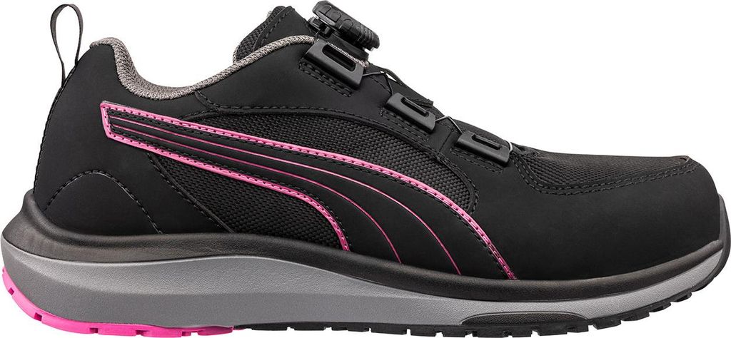 Albatros Sicherheitshalbschuh ASPIRE Disc Low 642950 S3S ESD HRO SR Gr. 37 schwarz/pink