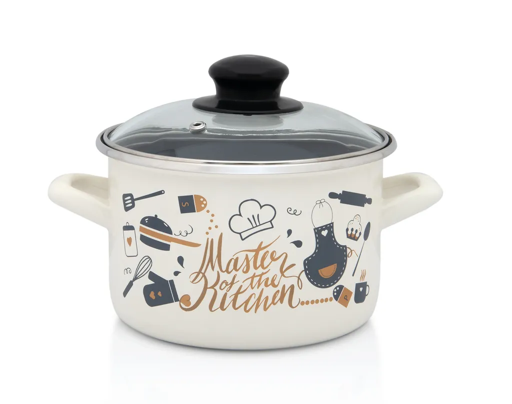 Pentola con coperchio Master of Kitchen 24 cm, 6,75 l