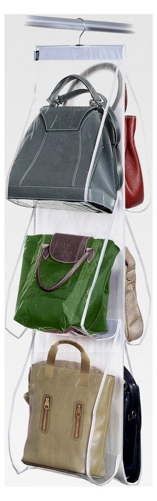 Organizer für Handtaschen, 36 x 120 cm, transparent, PE / PEVA