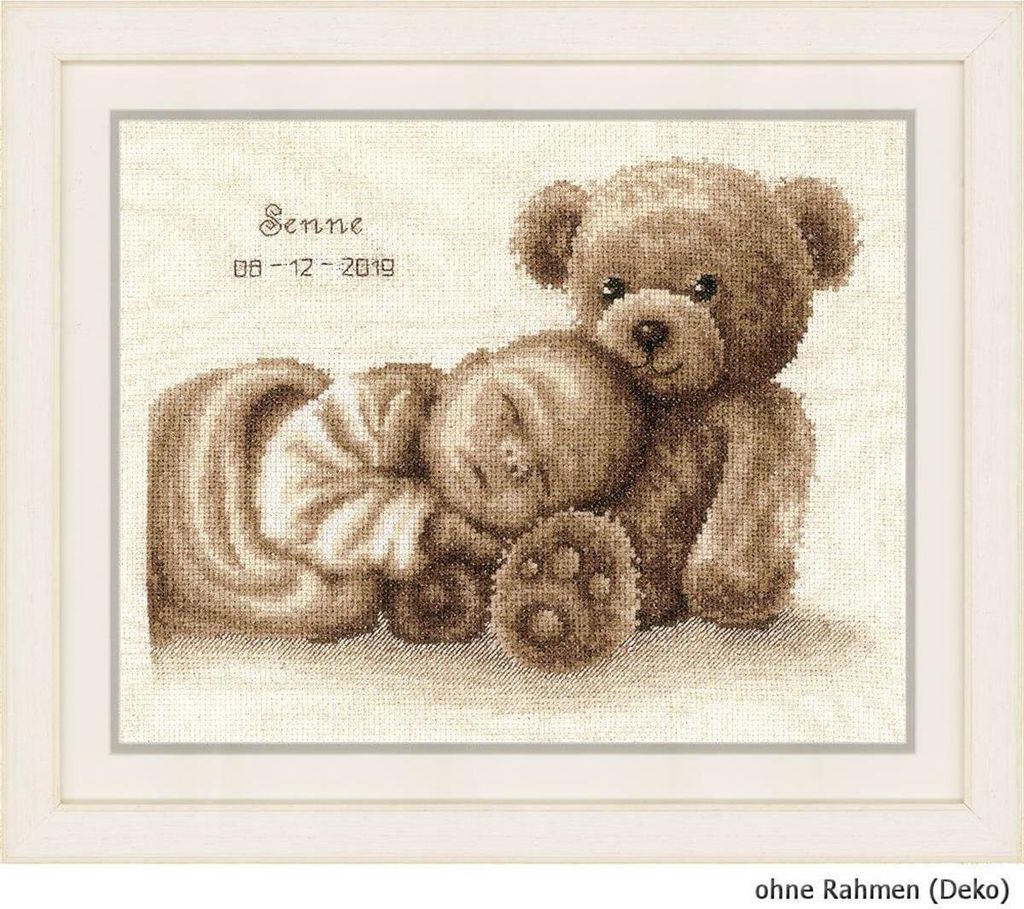 Vervaco Zählmusterpackung Baby & Bär
