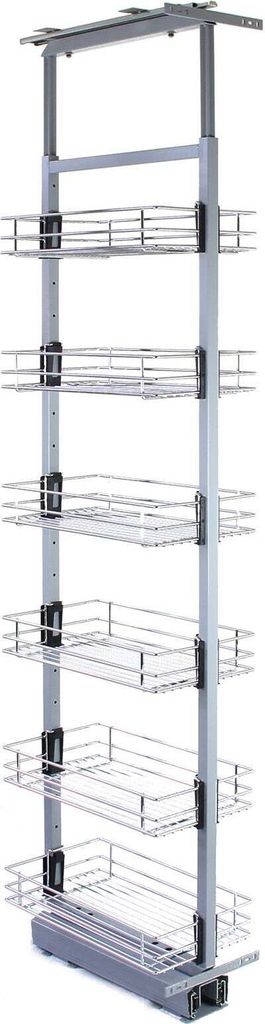 KuKoo ausziehbarer Vorratsschrank Küche – 190cm - 220cm H Produktbild 4
