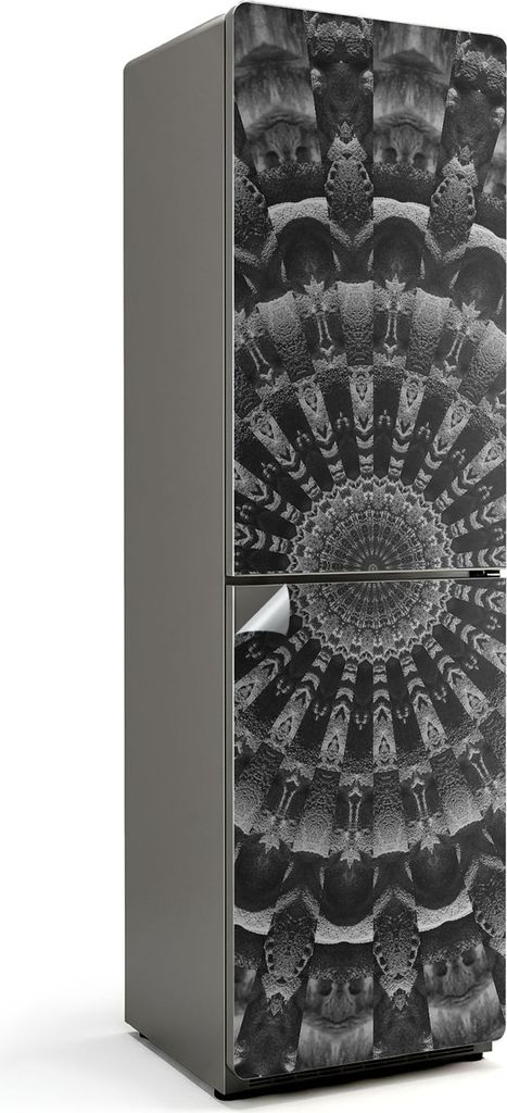 Nahaufnahme einer getrockneten Pflanze – Kühlschrank Aufkleber – Klebefolie Kühlschrank – Kühlschrank Nachbildung – Kühlschrankfolie se...