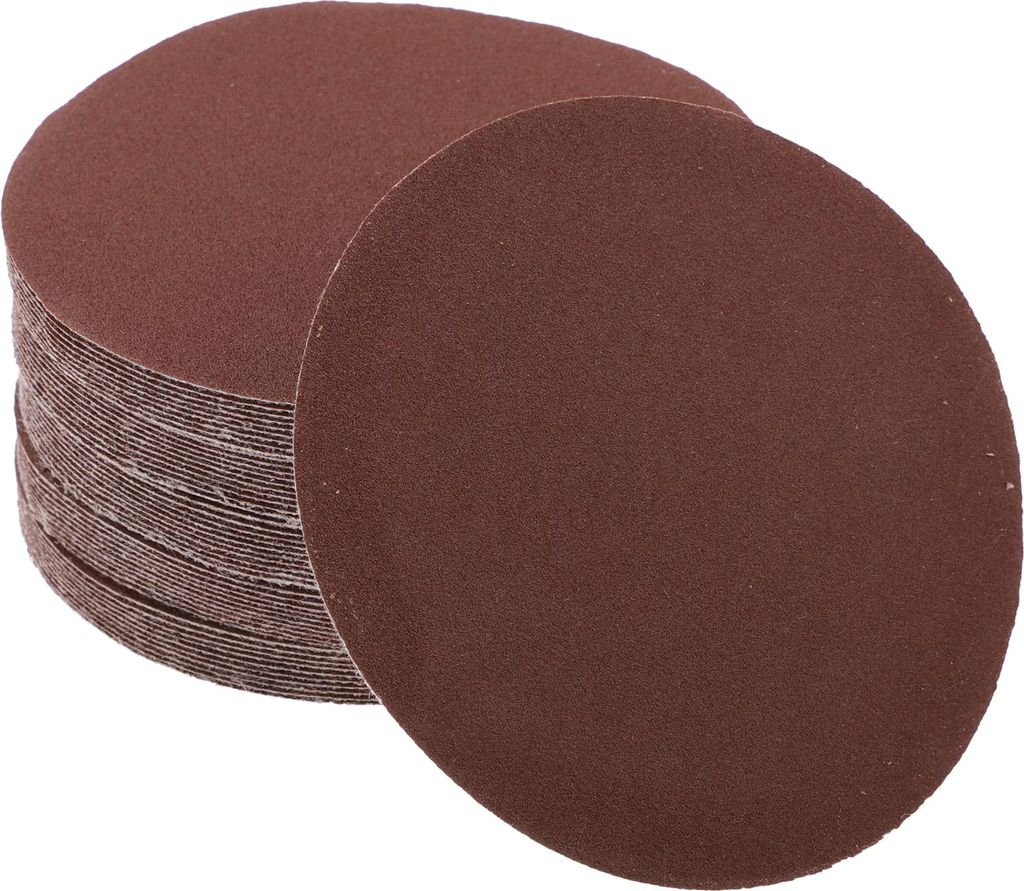Schleifscheiben / Rundes Klett-Schleifpapier Metall|Holz|Automobilreparatur / Haltbarkeit & Flexibilität Papierbasis 4 Zoll 150 Körnung / 50 Stü...