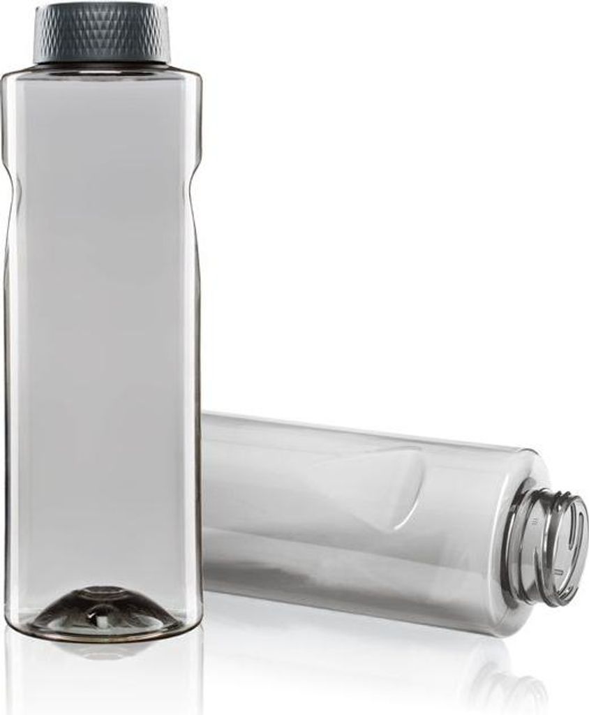 Kavodrink Premium Trinkflasche Wasserflasche Schwarz 0,8 L