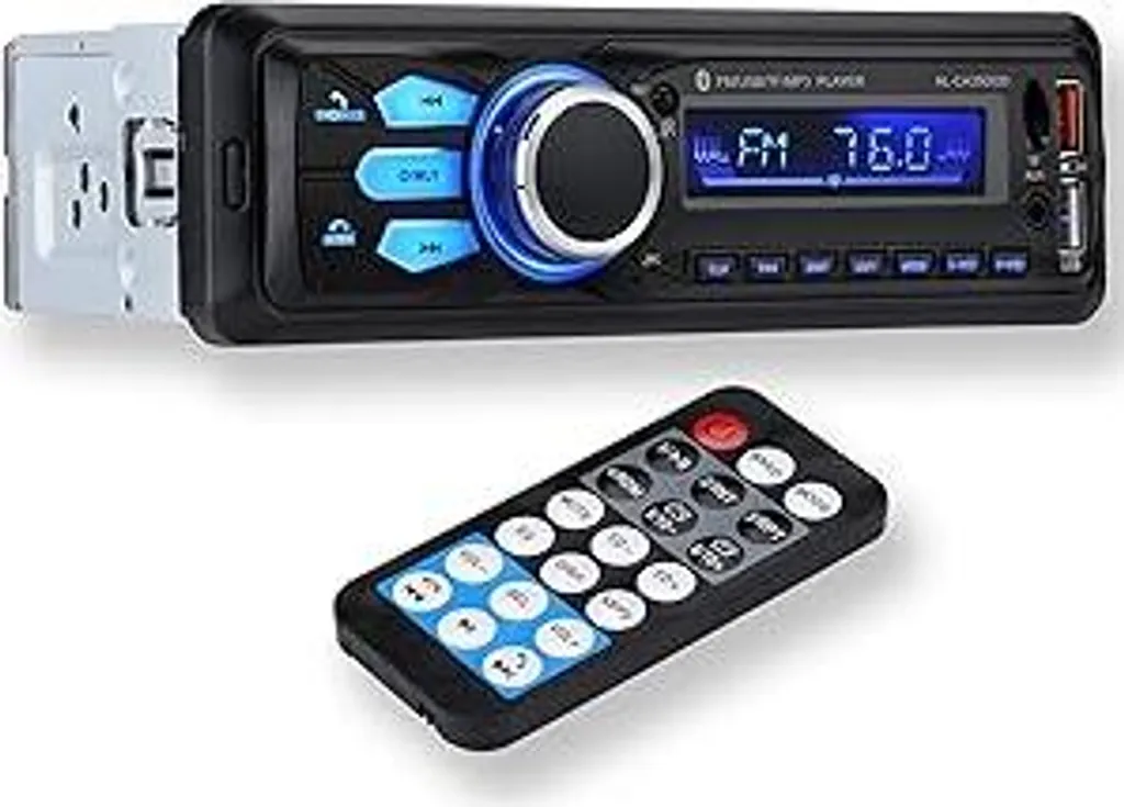 Autoradio 1 DIN Bluetooth 5.0 - Vivavoce e Doppia USB per Auto