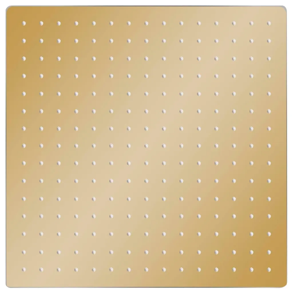 Soffione Doccia Oro 40x40 cm vidaXL in Acciaio Inox | Lusso Moderno