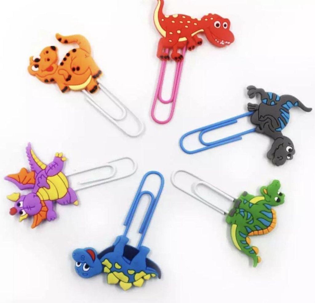 Dino-Geschenkideen – Paperclip-Set – Kinderparty, Dino-Party – Schoencadeau