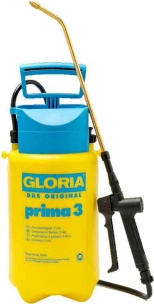 Druckzerstäuber für den Garten Gloria Prima 3 3 BAR Polyäthylen 3 L