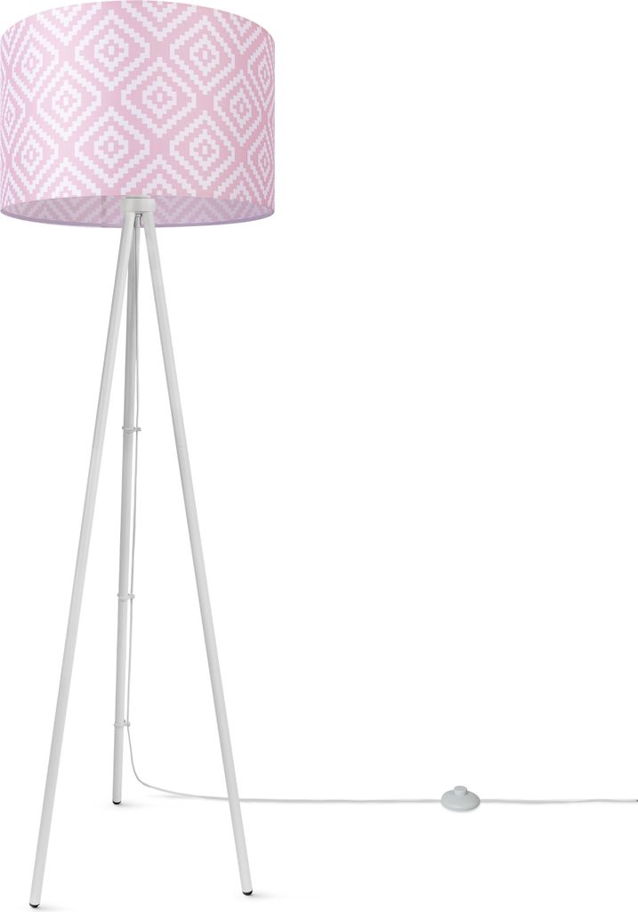 Stehlampe Wohnzimmer Modern E27 Leselampe Stehleuchte Stativ Retro Lampenschirm