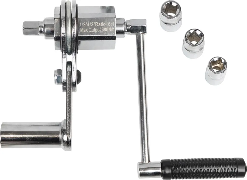 Coffret de clé dynamométrique pour changement de pneus avec douilles - 4