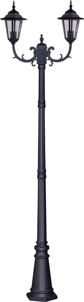 Lanterne de jardin noire LOZANA K-7064A2/2 : fini les zones d'ombre !