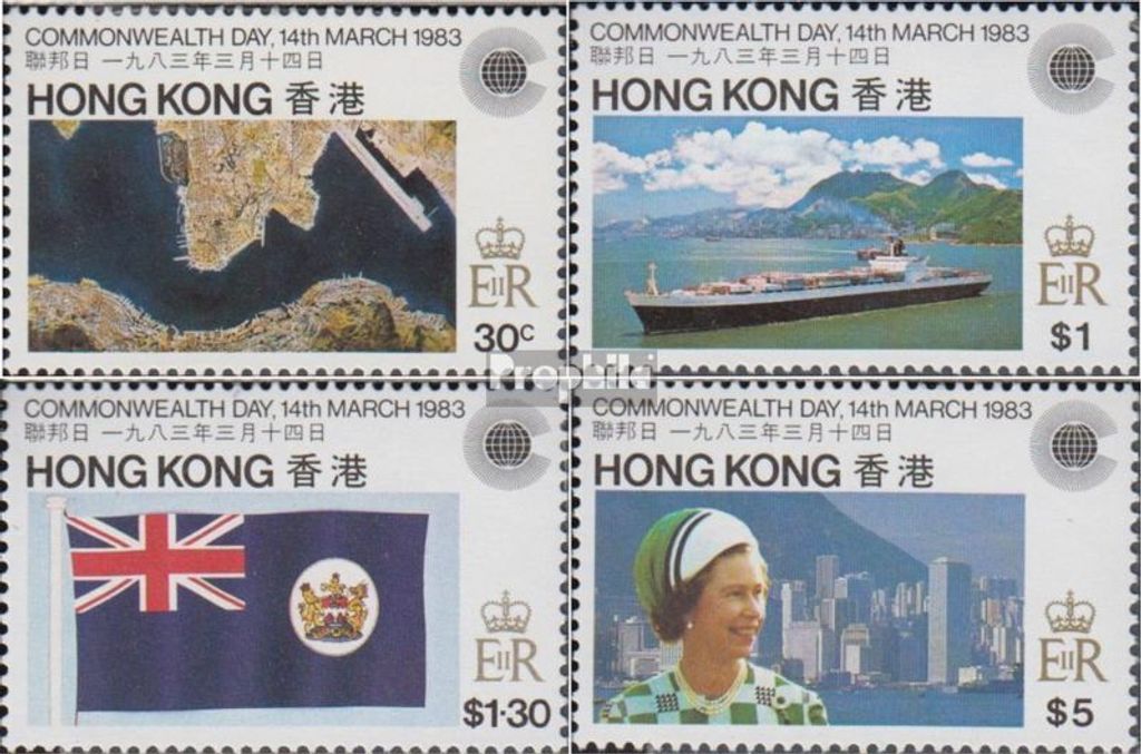 Briefmarken Hongkong 1983 Mi 411-414 (kompl.Ausg.) postfrisch Commonwealth Tag
