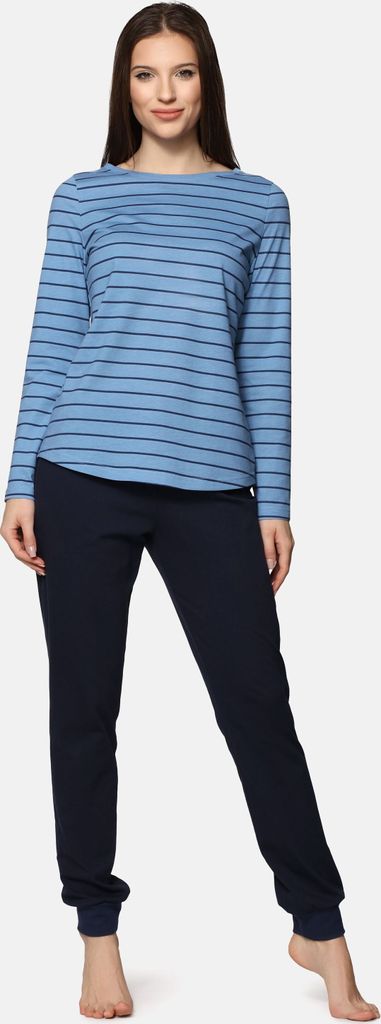 Bellivalini Damen Schlafanzug BLV50-166 (Ozean Navy, XXL)