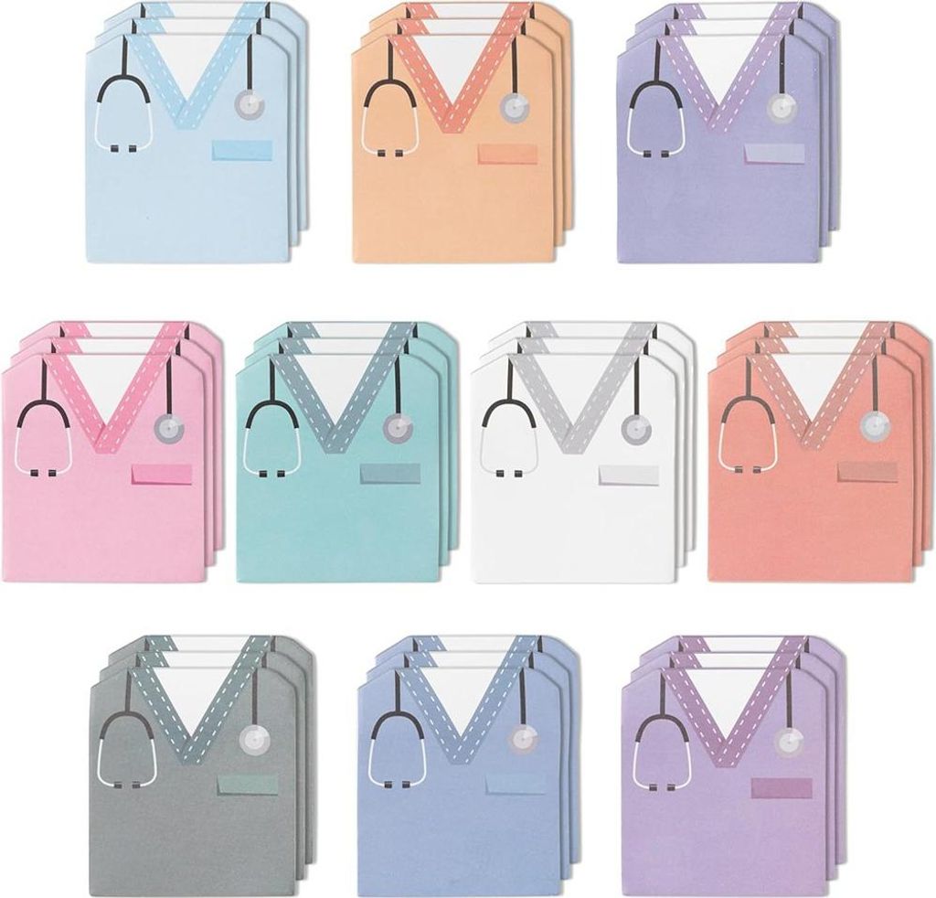 INF Haftnotizen im 10er-Set: Bunte Notizzettel für Büro, Schule & Alltag