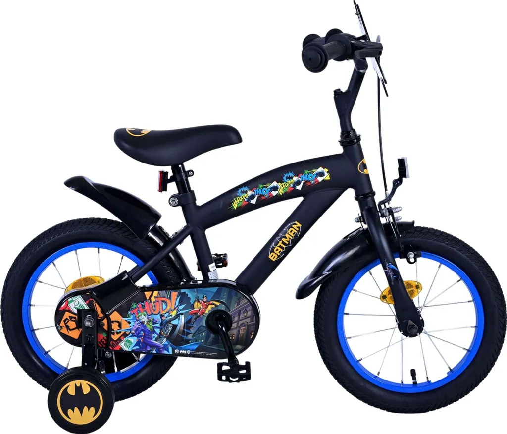 Premier vélo 14 pouces Batman idéal pour apprendre l'équilibre