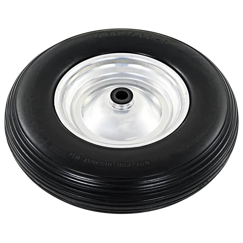 Ruota vidaXL Solida 4.00-8 per Carrelli e Carriole - Qualità PU
