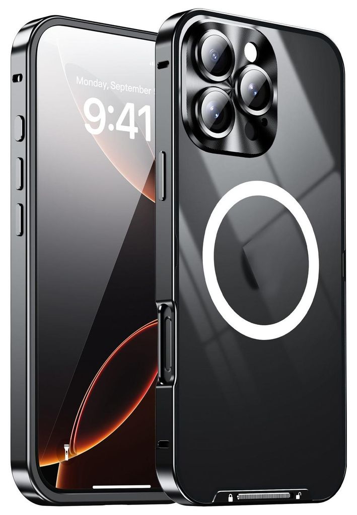 Für Apple iPhone 16 Pro Max Magnetische Magsafe Metall Produktbild 