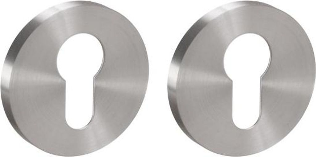 Assa Abloy Rundrosette für Zylindereinsatz (WB), Edelstahl (AHW55000BL) (Set)