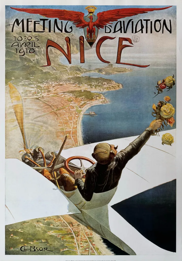 Décoration Murale Aviation 70x100 cm - Poster Idéal Bureau et Loft