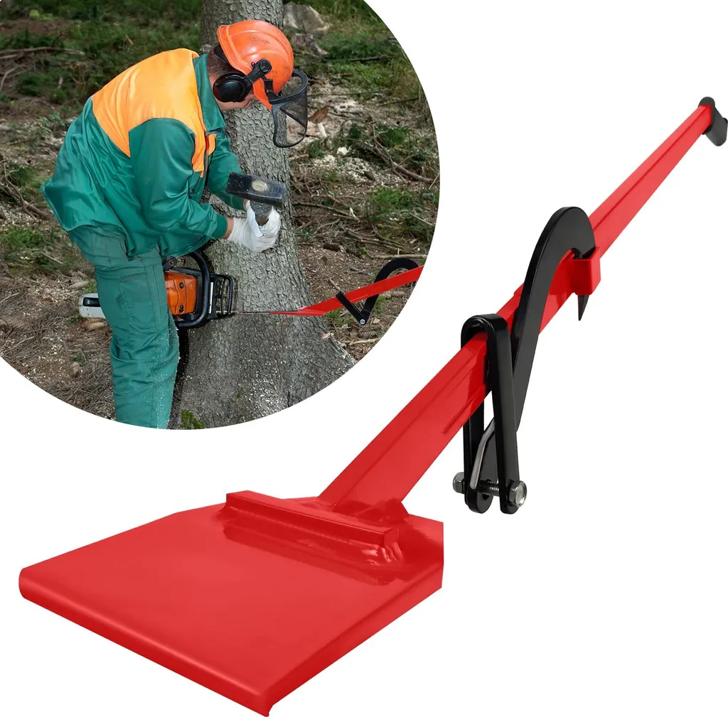 YARDIN Lève-abatteur 130cm avec crochet réversible - Charge de 250kg