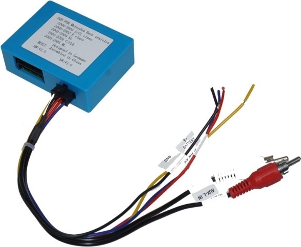 MOST D2B Datenbus Glasfaser Optic Fiber Decoder Adapter für Mercedes C CL CLK E ML S SL