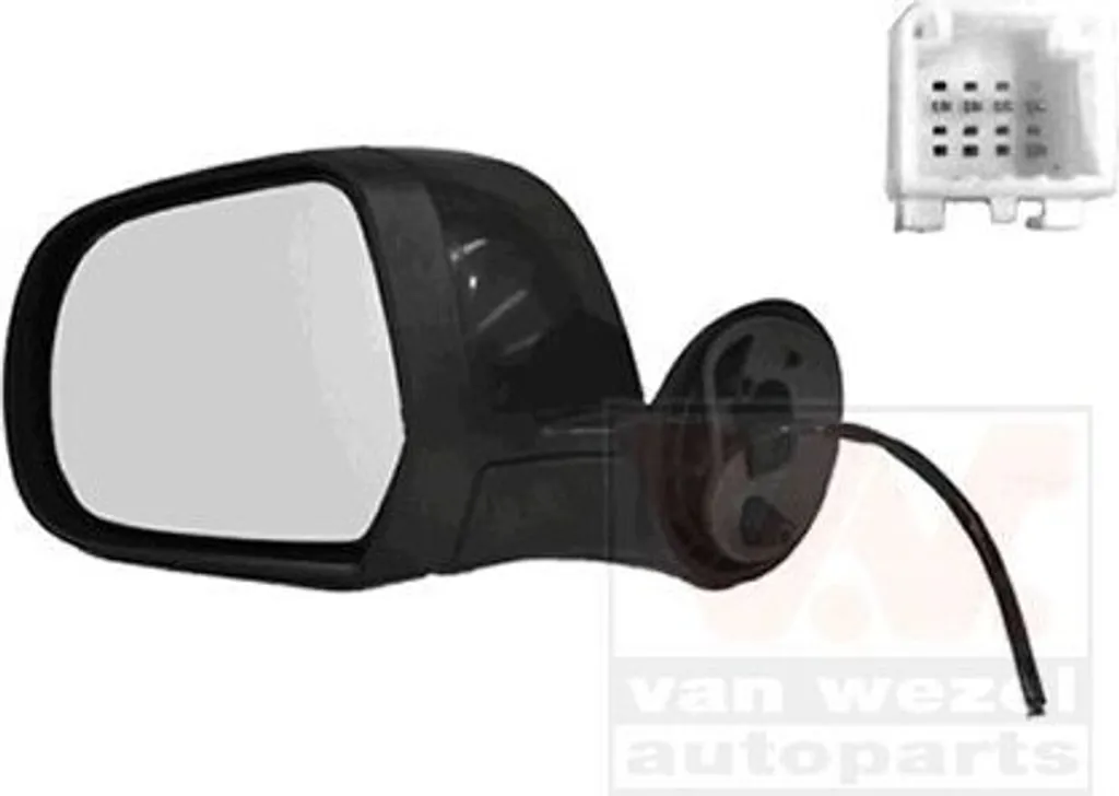 Rétroviseur Dacia Duster chauffant et pré-peint VAN WEZEL 1555807 Gauche